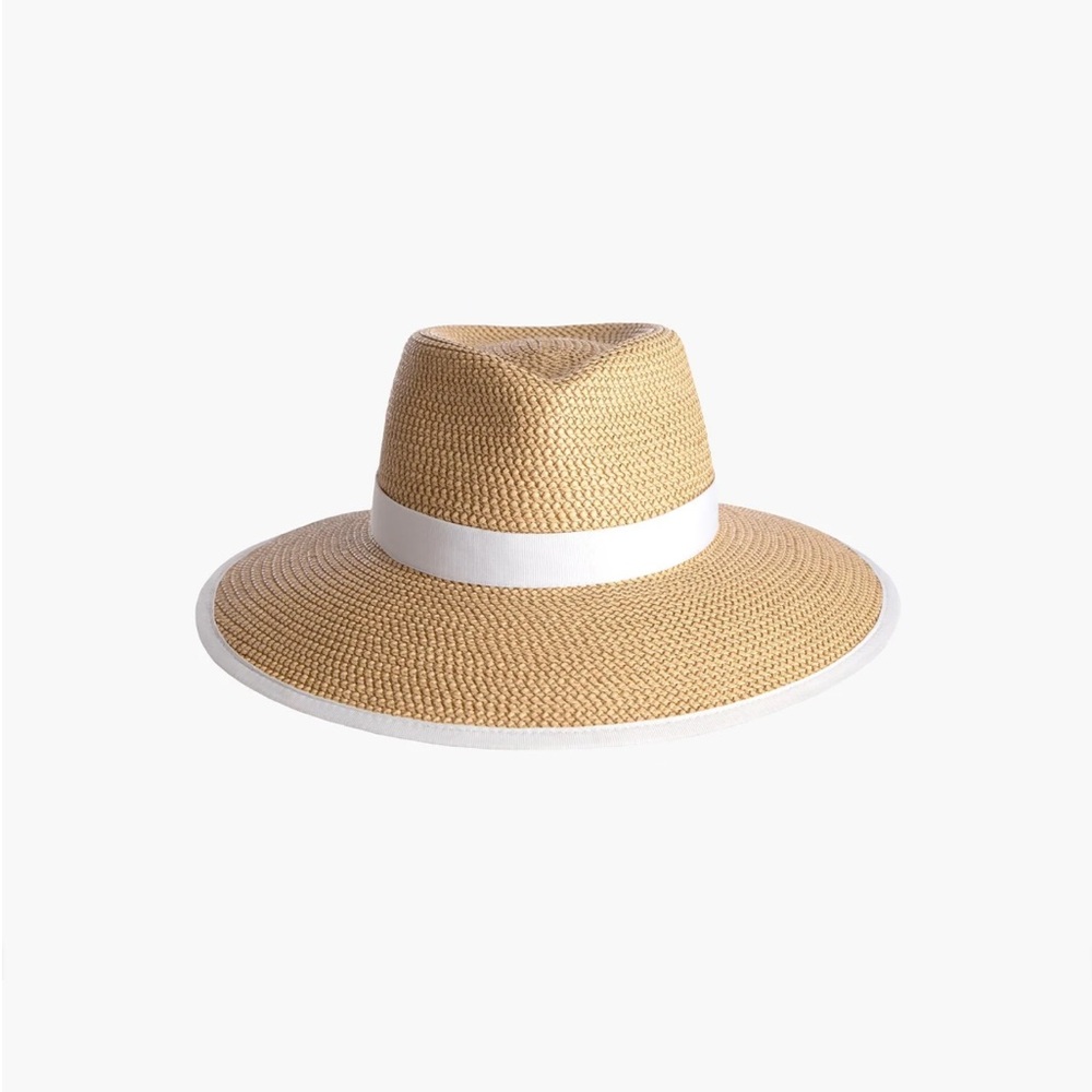 Eric Javits Suncrest Visor Peanut White